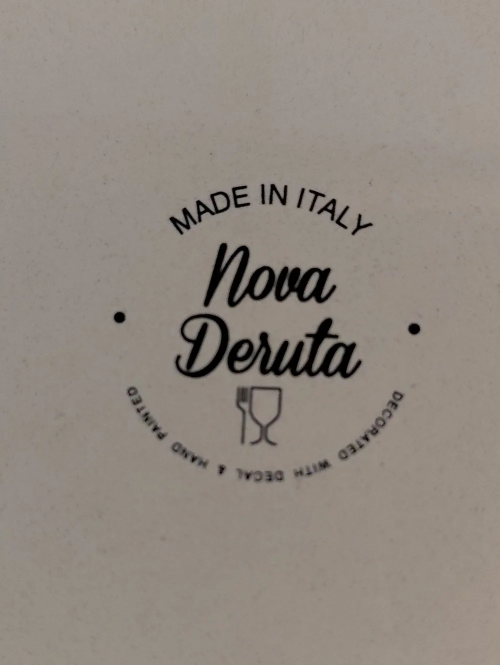 Nova Deruta Rectangular Serving Platter, Handpainted Porcelain, Made In Italy